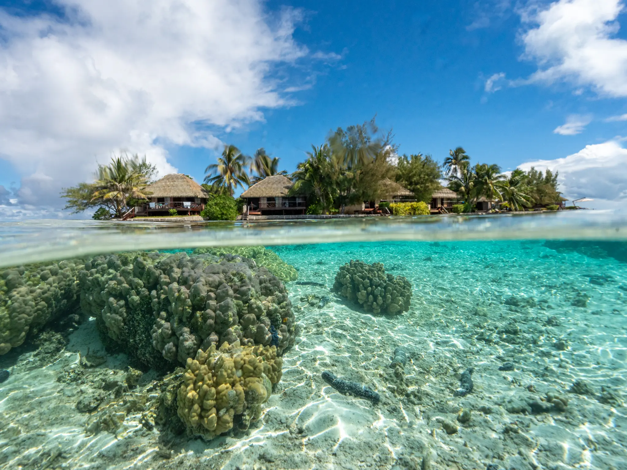 Luxury room at Hotel EDEN Taha'a private island